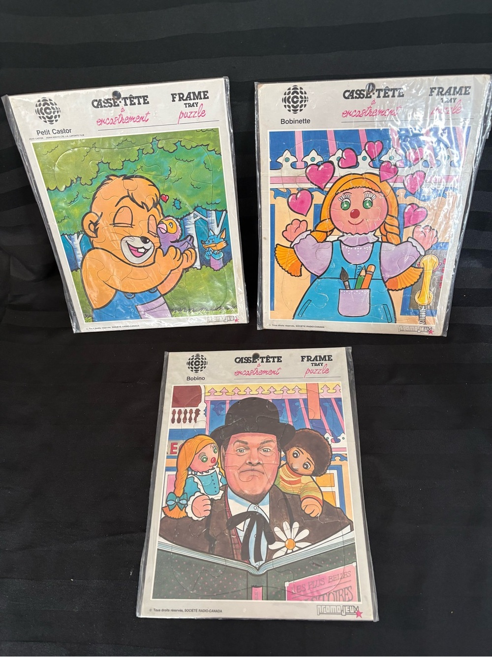 Vintage 3 puzzle set